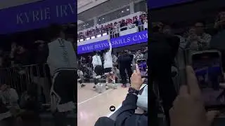 kyrie gets triple teamed by kids #shorts #nba #basketball #kyrieirving #china #anta