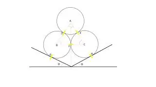 21. Equilibrium Problem. Application of Lami's Theorem and Equilibrium conditions