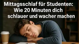 Vom Lernstress zum Gehirn-Upgrade: Die &uuml;berraschende Kraft kurzer Nickerchen