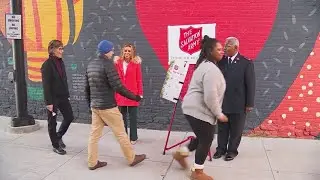 Salvation Army Red Kettle in Syracuse