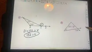 M1/T3/L1: Triangle sum theorem and exterior angles