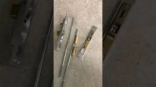 Install the flush bolt FBUL100-26 for metal door #construction