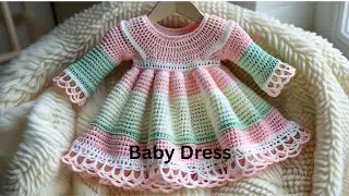 baby dress in crochet