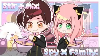 Making cookies for my love I stir and mix!🍪✨/Anya🎀Becky🍬/Spy x family/Gacha club x Flipaclip/trend?