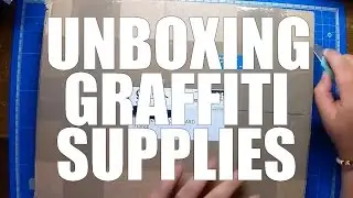 UNBOXING graffiti supplies KIE 2016