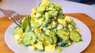 Easy Cucumber Salad Recipe 🥒 Healthy Breakfast Ideas | Weight Loss Without Diets
