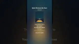 Quiet Between the Stars