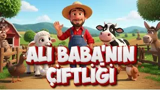 Ali Baba’nın Bir Çiftliği Var 🐮🐑 | Hayvan Sesleri Şarkısı | Çocuk Şarkıları