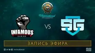 Infamous vs SG-eSports, The International 2017 Qualifiers, map 1 [Jam, Tekcac]