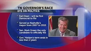 Former Nashville Mayor Karl Dean announces run for governor of Tennessee