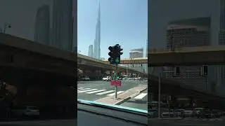 Dubai side view by car! 🤩  Road trip views are the best.  #Dubai #Travel #RoadTrip #UAE #YouTube