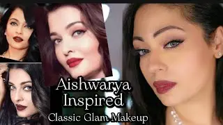 Aishwarya Rai Inspired Classic Red Lip Glam /  Timeless Bollywood Beauty Tutorial