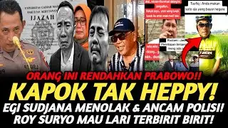 ROY SURYO MAU LARI TERBIRT-BIRIT ! EGI SUJANA TAK TERIMA JADI TERSANGKA SAMPAI ANCAM POLISI BEGINI !