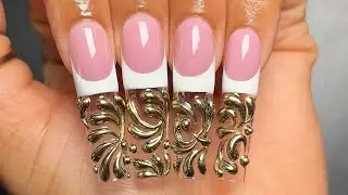 ADDING A TWIST TO THE CLASSIC FRENCH MANI😮&zwj;💨