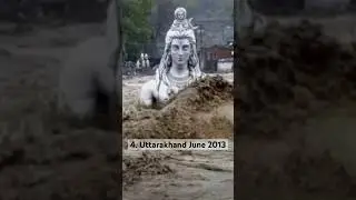 Top 5 Devastating Floods of India 🌊 Is History Repeating in North Indian Floods of 2023? 😰#shorts