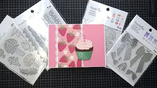 Michaels Recollections Cupcake & Border Dies Review Tutorial! Sweet Die Designs!