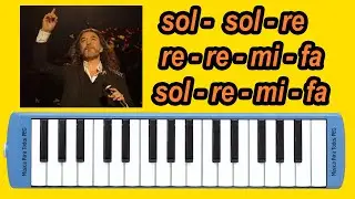 Cómo tocar SI NO TE HUBIERAS IDO en MELÓDICA fácil► ✅ Tutorial con animación MARCO ANTONIO SOLÍS