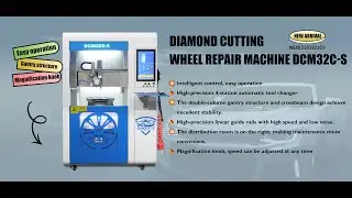 Diamond cutting alloy wheel repair machine specialist rim repair equipment DCM32C-S