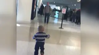 Marine dad surprises 2 year old son first time in 7 months 