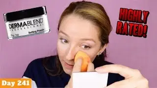 Dermablend Loose Setting Powder Review | Day 241 of Trying New Makeup Every Day