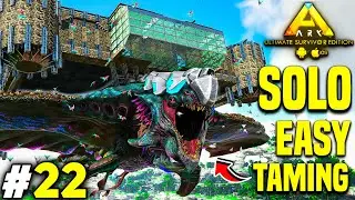 Solo Desert Titan Kaise Tame Kare | Easy Trick | ARK Unlimited Mobile Edition | OP Boss Dino! Ep-22