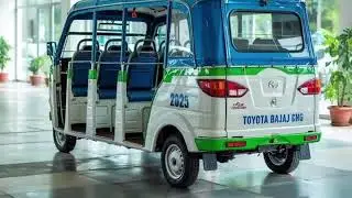 2025 Toyota Bajaj CNG 30-Seater Auto Rickshaw | First Look & Features Review!