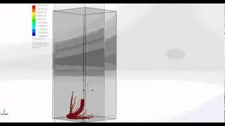 Regenerative cooling flow simulation