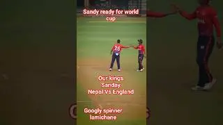 Nepal Vs England lamichane (sanday) ready for world cup come back 🔙@SandeepLamichhane25