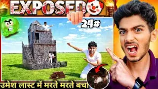Living 24 Hours Chocolate House Exposed🤡 | A1 adventure | Roast @A1ADVENTURE 