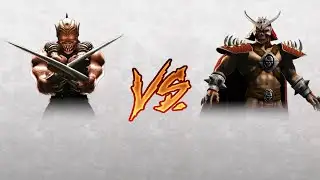 Mortal Kombat 1 Baraka vs General Shao (High level fight)