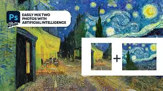 Easily mix two photos with artificial intelligence #adobefirefly #vangogh #yapayzeka