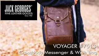 UNBOXED: Voyager Crossbody Messenger & Wine Bag #7513
