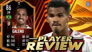 86 TOTGS GALENO PLAYER REVIEW UEL TEAM OF THE GROUPSTAGE SBC GALENO FIFA 22 ULTIMATE TEAM