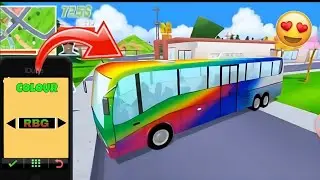 RGB BUS IN DUDE THEFT WARS 😱 | DUDE THEFT WARS CAR SHOWROOM UPDATE!