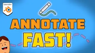 Draw and REMOVE Annotations FAST in Blender