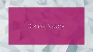 Darrell Yates - appearance