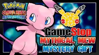 Pok&eacute;mon Omega Ruby & Alpha Sapphire - GameStop 20th Anniversary Mew Serial Code Event!