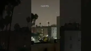#foggy night in Los Angeles California.