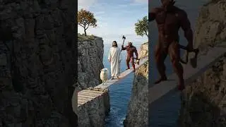 Jesus is the Above the devil#jesuschrist #religiousfigure #christianshorts