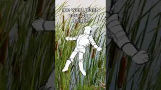 These are cattails they're not edible song dungeon meshi animation (@cowboymeiji)