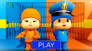 POCOYO PRISONER VS POLICE PRISON RUN! Obby roblox! Gameplay Walkthrough No Death 4K