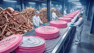 Millions of Animal Bones Waste to Cosmetic Cream | Unbelievable Factory Process