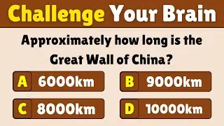 50 Brain Test Questions | General Knowledge Quiz Challenge 🧠 | Trivia Titanz HQ