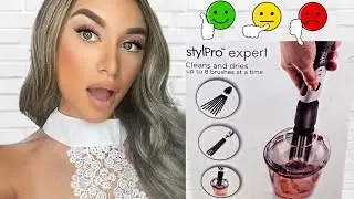 20 SECOND MAKEUP BRUSH CLEANER AND DRYER? | DOES IT WORK?