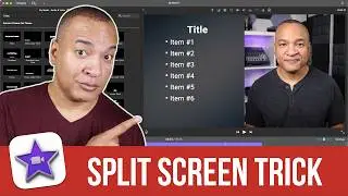 How to Build a Professional Split Screen in iMovie (No Plugins)