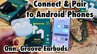Onn. Groove Earbuds: How to Connect & Pair to Android Phones