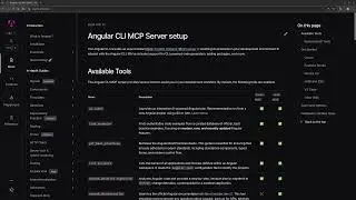 Angular CLI MCP server for Visual Studio Code