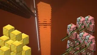 MINECRAFT ULTIMATE GOLD FARM | minecraft gold farm Javaedition minecraft no copyright video