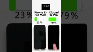iPhone 13 Pro Max vs. Xiaomi 12 Pro Charging Test 🔌 Subscribe for more 🫡