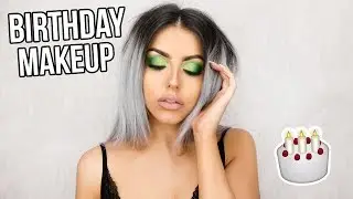 EXTRA AF BIRTHDAY GLAM / GLITTER CUT CREASE MAKEUP TUTORIAL